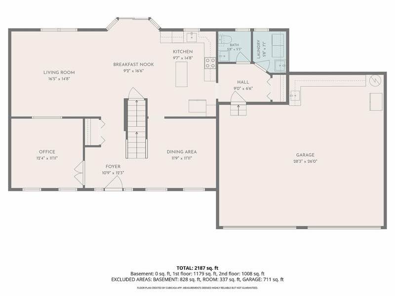 Floor plan: Main level